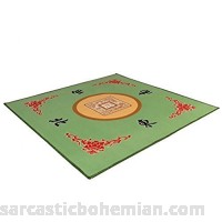 Universal Mahjong Paigow Card Game Table Cover Green Mat 31.5 x 31.5 80cm x 80cm B01GYA26I8